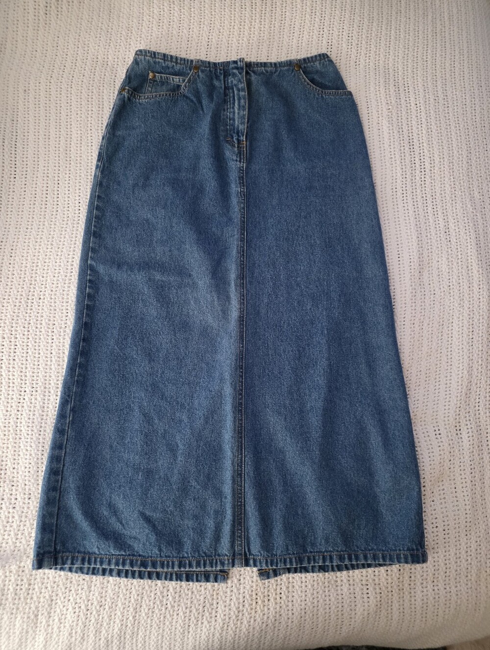 Vintage Y2K Style & Co Midi Jean Skirt 1990s 2000s
